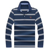 New Arrival Long Sleeve Polo Shirt Men High Quality Stylish 3D Embroidery Brand Tace & Shark Polo Shirts Casual & Business Cloth