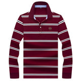New Arrival Long Sleeve Polo Shirt Men High Quality Stylish 3D Embroidery Brand Tace & Shark Polo Shirts Casual & Business Cloth