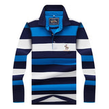 New Arrival Long Sleeve Polo Shirt Men High Quality Stylish 3D Embroidery Brand Tace & Shark Polo Shirts Casual & Business Cloth