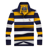 New Arrival Long Sleeve Polo Shirt Men High Quality Stylish 3D Embroidery Brand Tace & Shark Polo Shirts Casual & Business Cloth