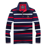 New Arrival Long Sleeve Polo Shirt Men High Quality Stylish 3D Embroidery Brand Tace & Shark Polo Shirts Casual & Business Cloth